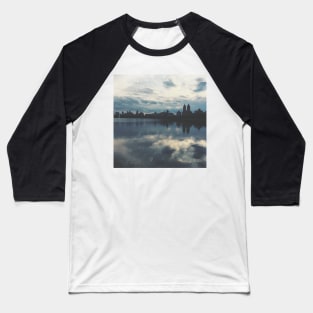 Dark Moody Sunset at Central Park Baseball T-Shirt